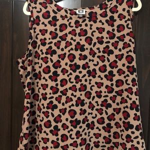 Leopard Print tank top, size 1x
